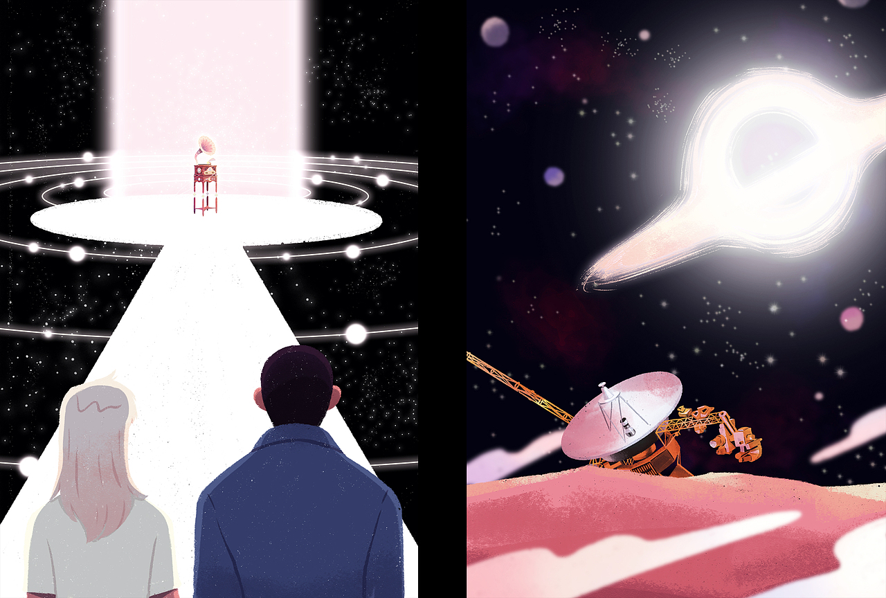 《宇宙唱片》短篇漫画内页插画合集