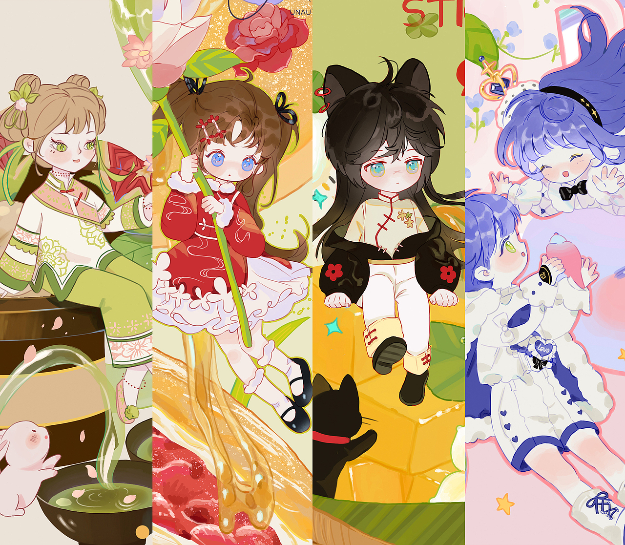 一口一个甜品qq人