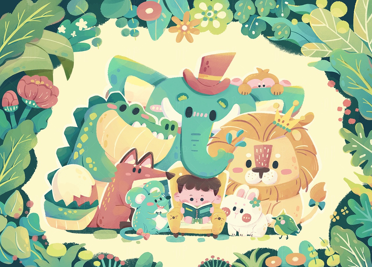 世界读书日（图ZMzM5NjI4Mjgw） - 商业插画 - 站酷设计师DP大潘原创素材 - 站酷ZCOOL