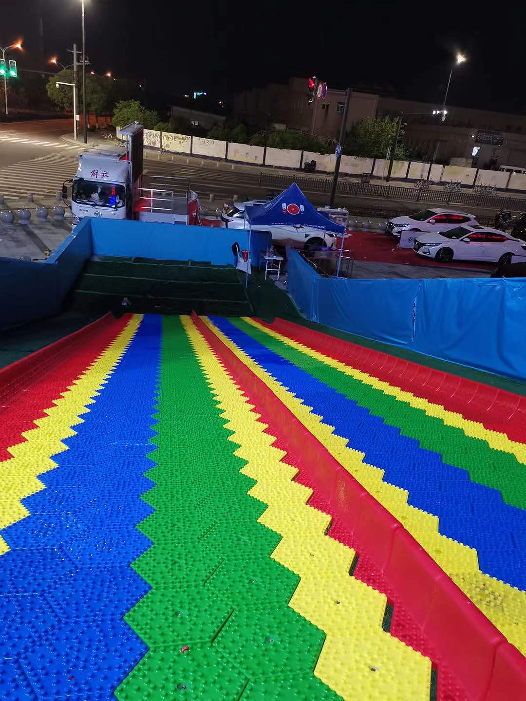 大型出租七彩滑道