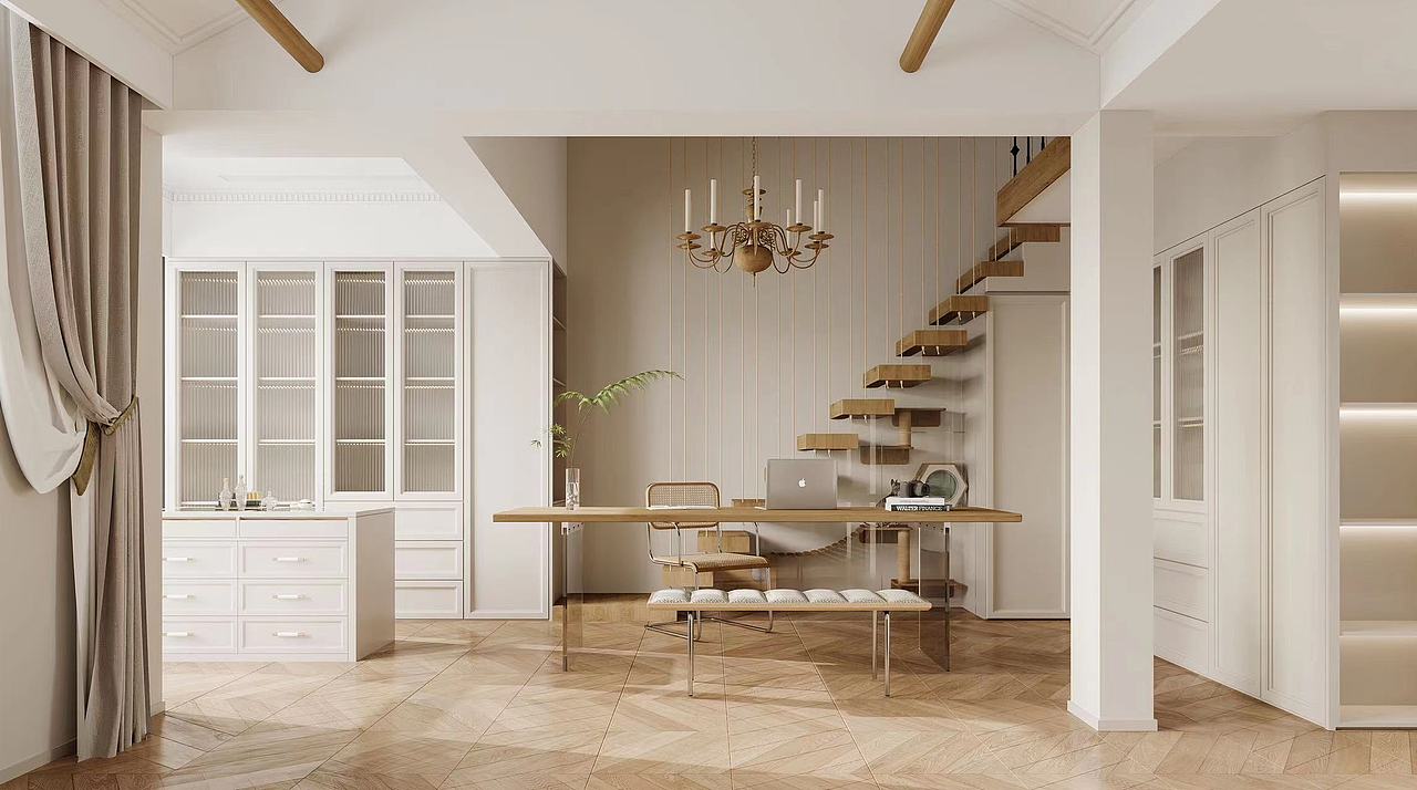 现代极简|奶油|克莱因蓝|重奢|法式奶油|侘寂（图ZMzE5MjA4NDky） - 建筑/空间 - 站酷设计师一心只为做图人原创素材 - 站酷ZCOOL