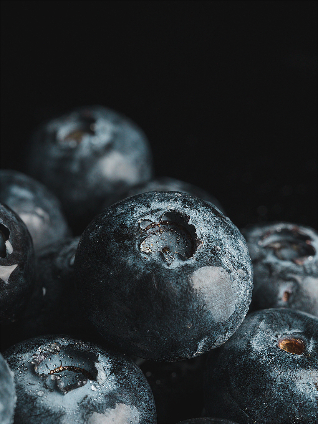 静物拍摄|暗调蓝莓如何拍出质感