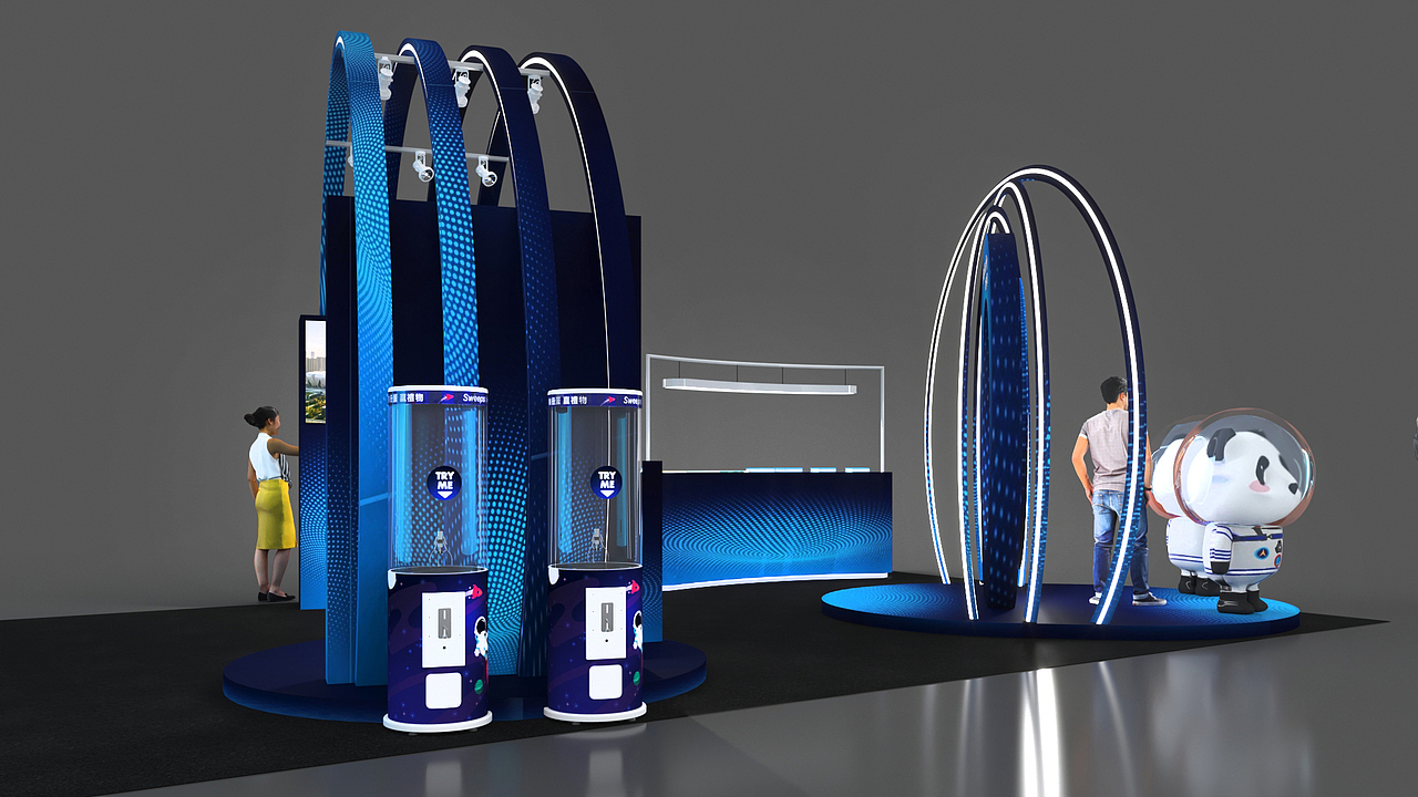 展位设计方案（图ZMzIxODI4MDY0） - 展陈设计 - 站酷设计师_aisin_原创素材 - 站酷ZCOOL