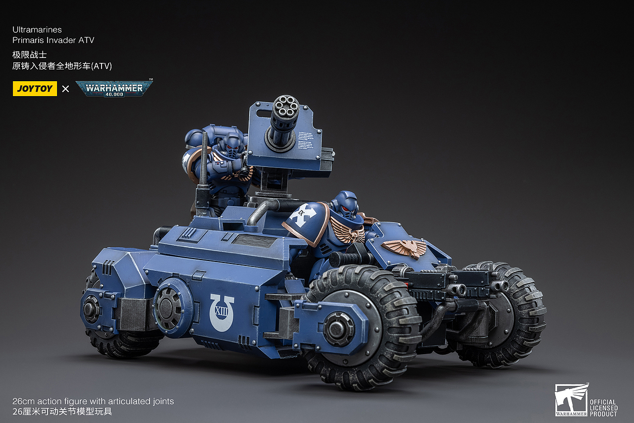 战锤40K 极限战士原铸入侵者全地形车(ATV)（图ZMzE0MDI2MTQ0） - 玩具 - 站酷设计师JOYTOY暗源官方原创素材 - 站酷ZCOOL