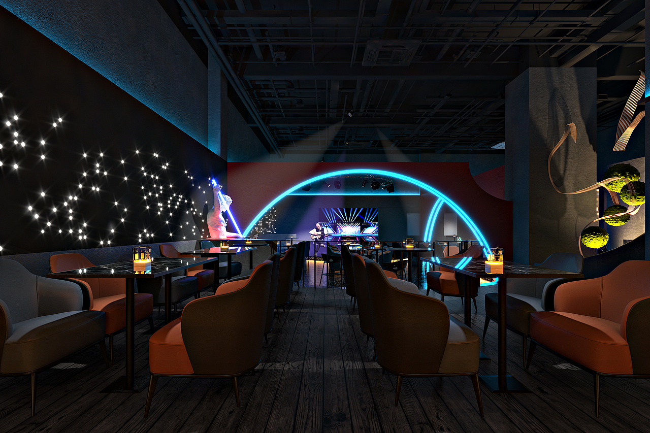 山西太原室内设计|人潮汹涌酒吧