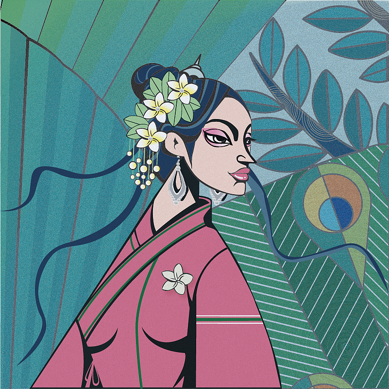 民族风格人物（图ZMzA4MTgxODMy） - 创作习作 - 站酷设计师伊丽莎白柰原创素材 - 站酷ZCOOL