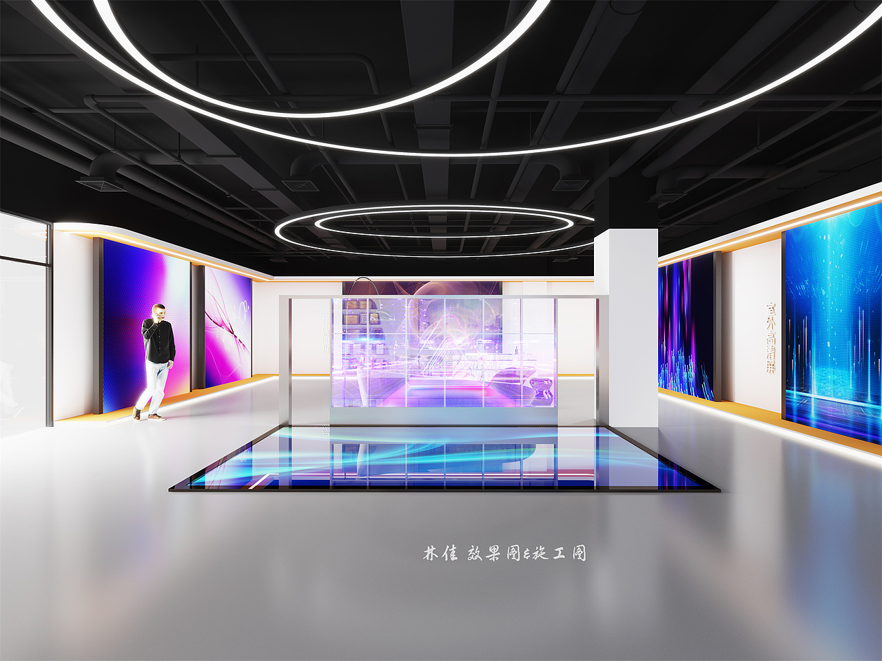 LED显示屏展厅设计（图ZMzUxMDI3MTA0） - 商业空间设计 - 站酷设计师星夜燕子原创素材 - 站酷ZCOOL