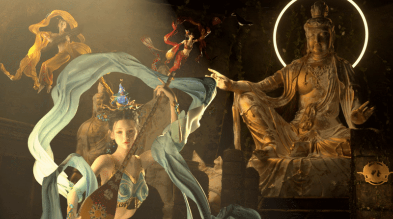 敦煌艺术宣传长图（图ZMzEyNTYzMTM2） - 海报 - 站酷设计师ZC小晓晓原创素材 - 站酷ZCOOL