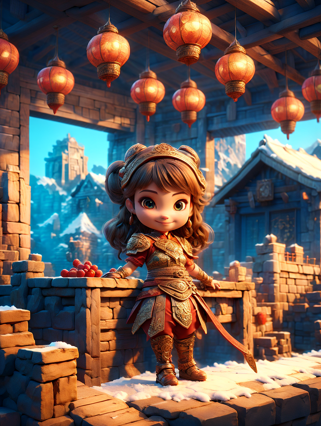 中国风新年场景（古装）（图ZMzYyMDI4MDc2） - AI作品 - 站酷设计师小华歌原创素材 - 站酷ZCOOL