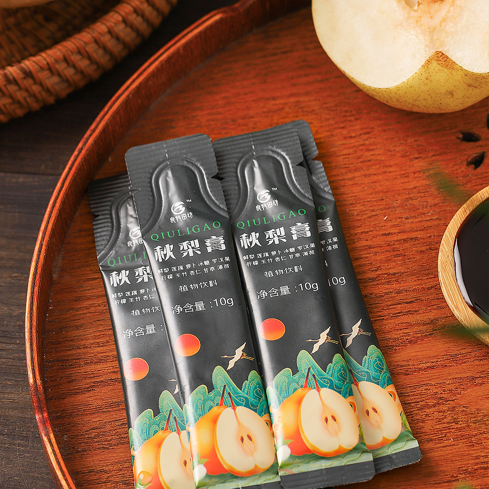 3分享原创作品平面包装零食包装良牧田坊产品包装秋梨膏包装设计shine