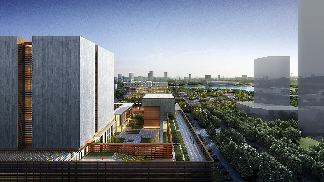 建筑室外效果图（图ZMzY2NDA2MTA4） - 建筑/空间 - 站酷设计师ASK_GZ原创素材 - 站酷ZCOOL