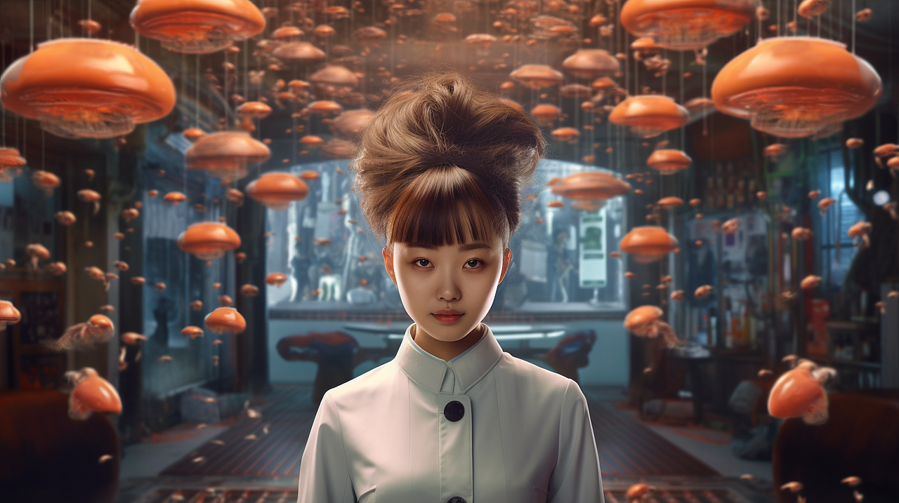 AI摄影——元宇宙发型屋（图ZMzU2NjcyNTQw） - AI作品 - 站酷设计师maxiyue原创素材 - 站酷ZCOOL