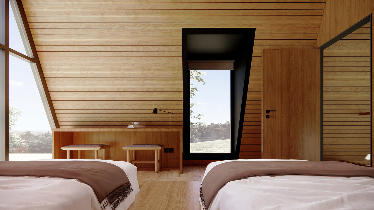 民宿设计 | 复式木屋·星空营地