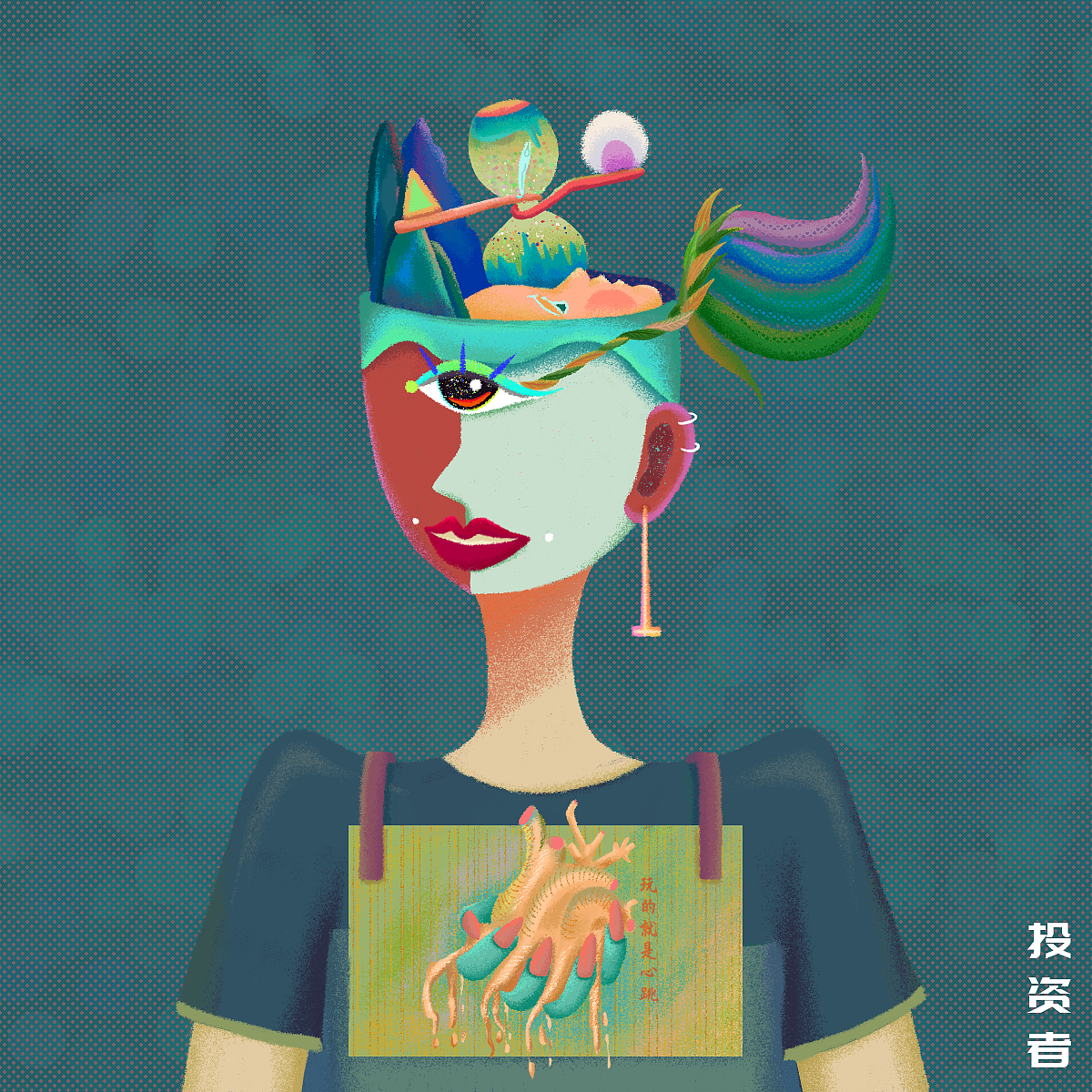 厚涂岩彩新风格+元宇宙尝试