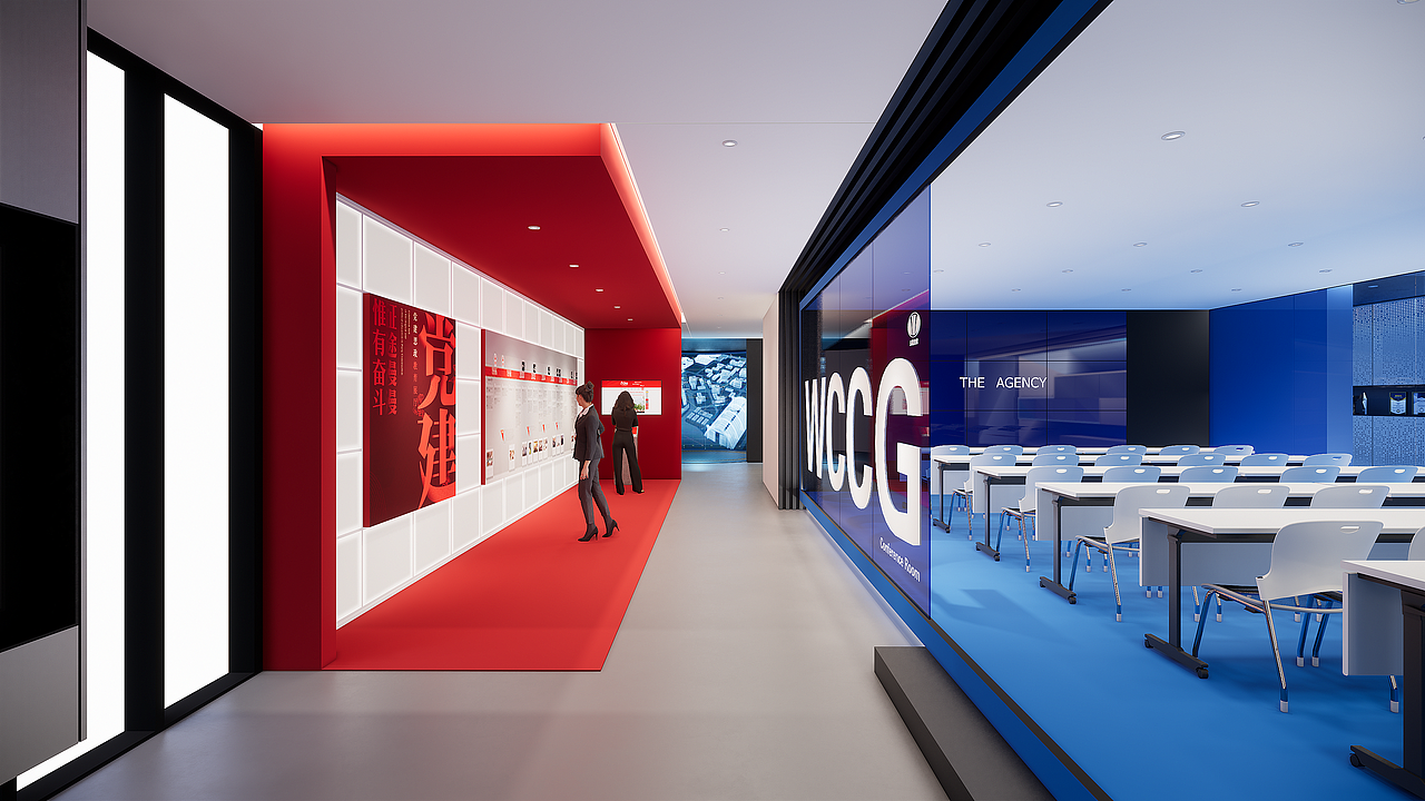 企业展厅设计（图ZMzQyMTkwMzAw） - 展陈设计 - 站酷设计师胡月月设计原创素材 - 站酷ZCOOL