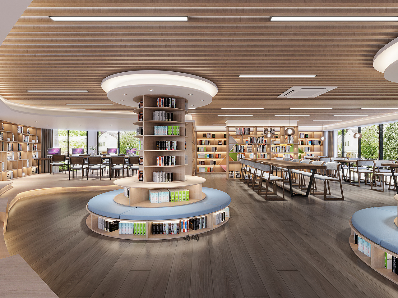 图书馆设计 —— 年华聚散自有时,书中沉浮无近期