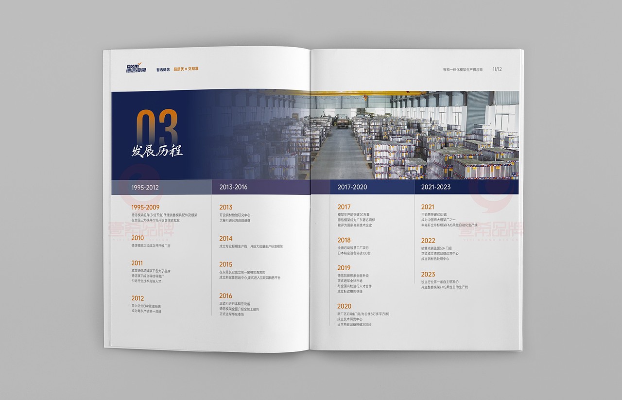 一希品牌设计--模具模架画册宣传册设计