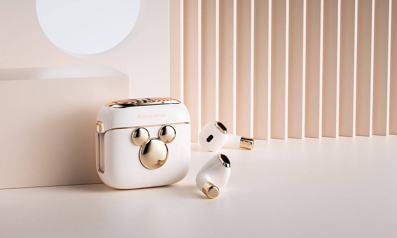 9月渲染合集丨蓝牙耳机（图ZMzE3NDgxNzMy） - 产品 - 站酷设计师小棉袄丶原创素材 - 站酷ZCOOL