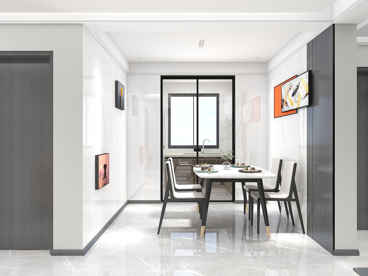 135平现代简约风效果