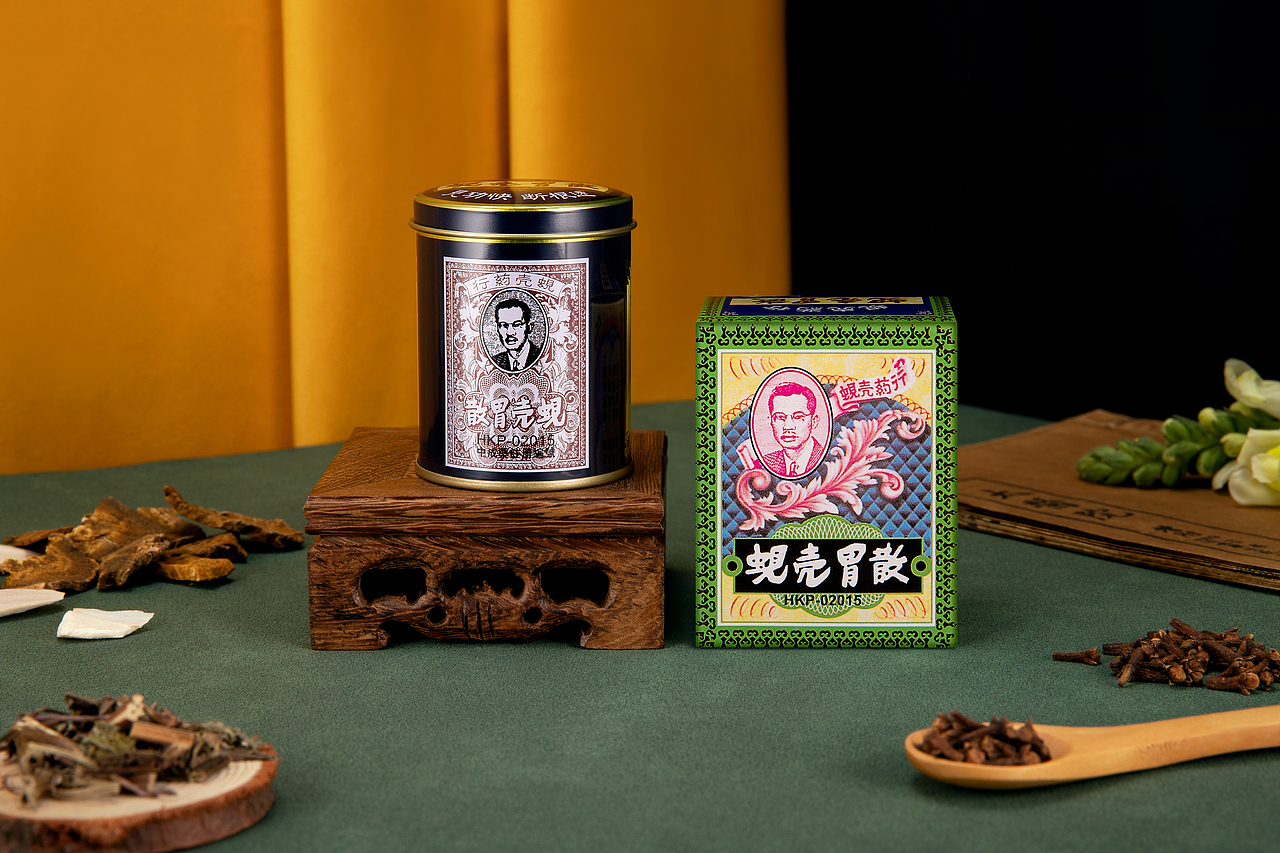 蚬壳胃散场景图拍摄｜保健品｜产品摄影｜电商产品摄影