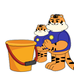 快乐制造机·华人虎系列表情包中文版（图ZMzUwMDY2OTAw） - IP形象 - 站酷设计师万叶SGG原创素材 - 站酷ZCOOL