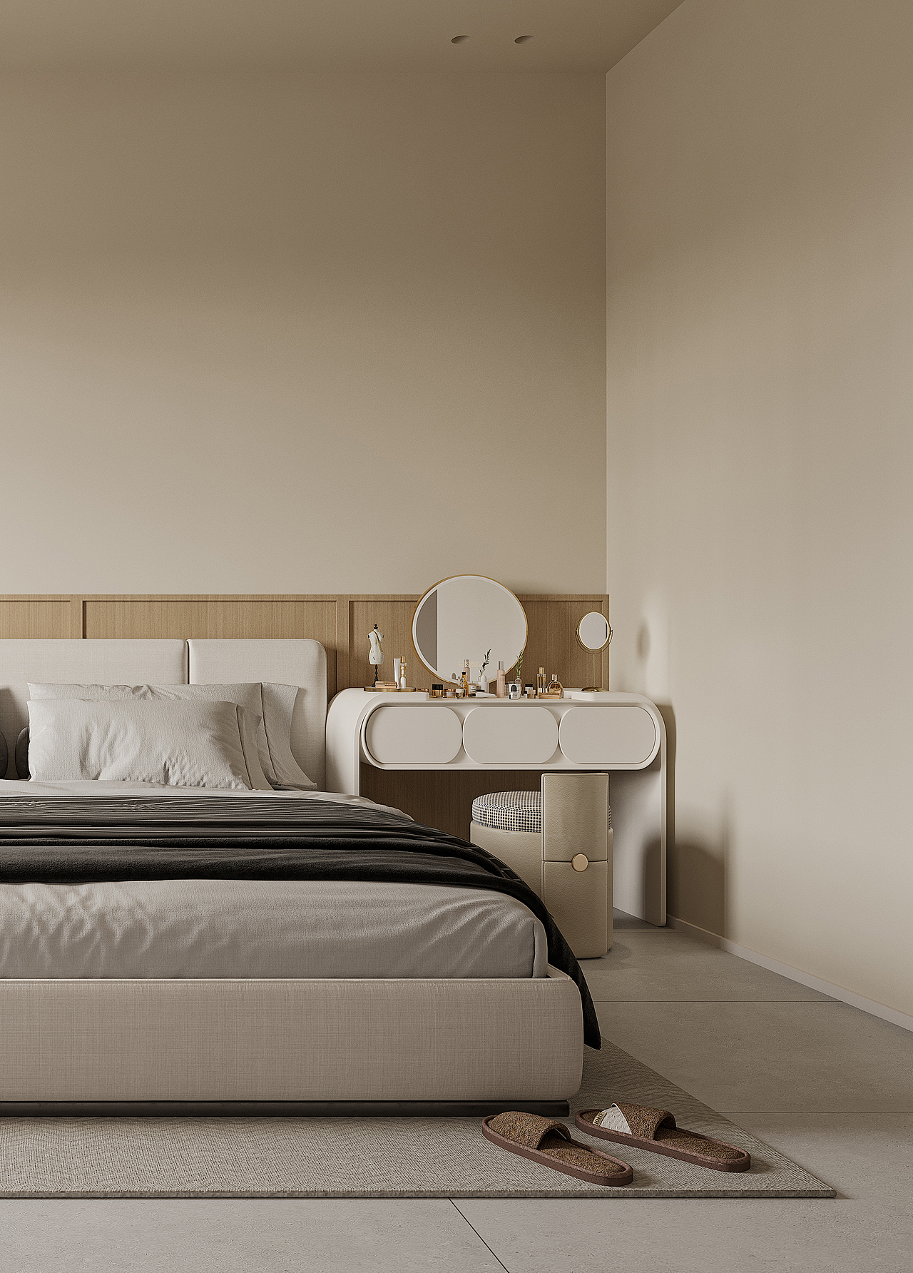 极简 I 奶油 I 郑州碧桂园 I 精装改造（图ZMzQ2ODUxODUy） - 家装设计 - 站酷设计师WJSTUDIO無界原创素材 - 站酷ZCOOL