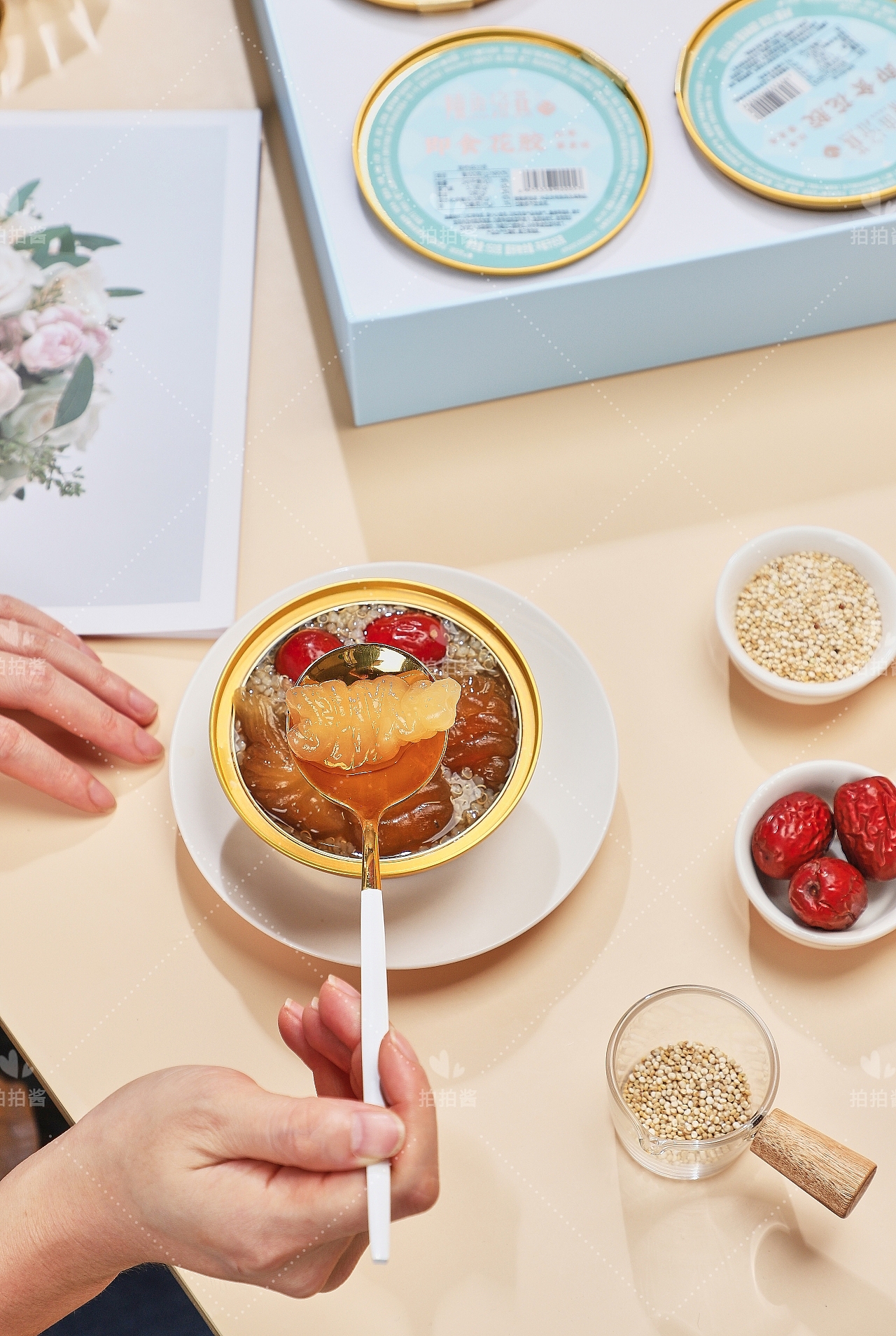 即食花胶，即食鱼胶，即食燕窝（图ZMzAxNDgwNTky） - 产品摄影 - 站酷设计师拍拍酱原创素材 - 站酷ZCOOL