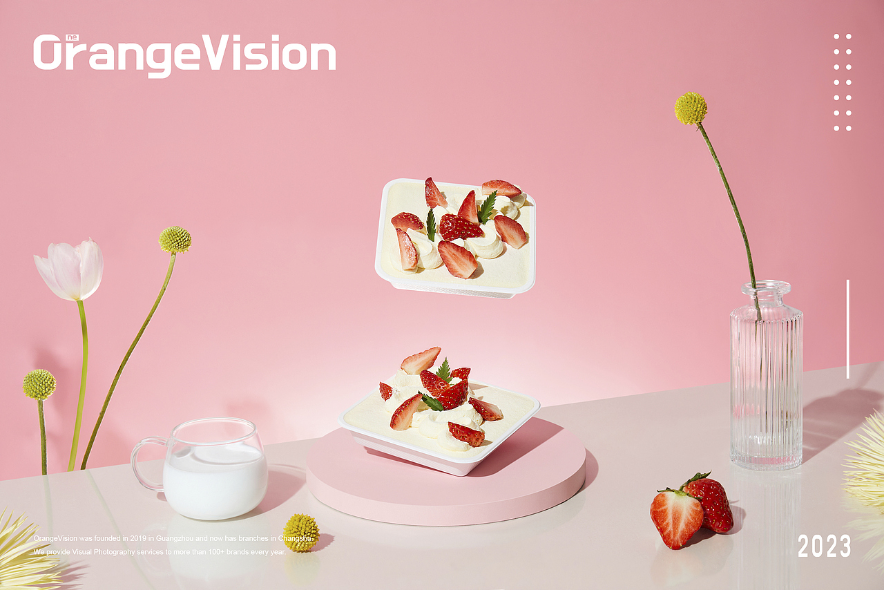 【美食摄影】罗森尼娜 X 壹橙视觉 草莓蛋糕（图ZMzU4MTI3NjMy） - 产品摄影 - 站酷设计师壹橙产品视觉原创素材 - 站酷ZCOOL