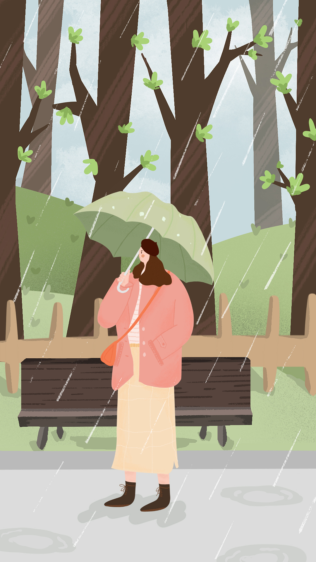 24节气人物插画系列