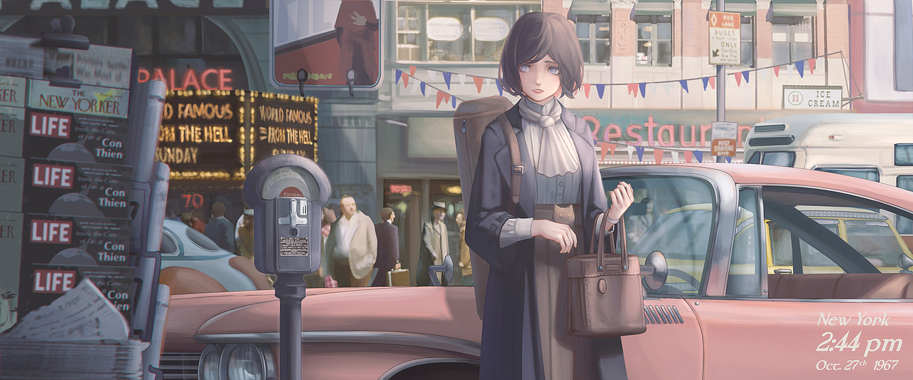 Little Women（图ZMjk5NjQ0NjI0） - 艺术插画 - 站酷设计师XYufsky原创素材 - 站酷ZCOOL