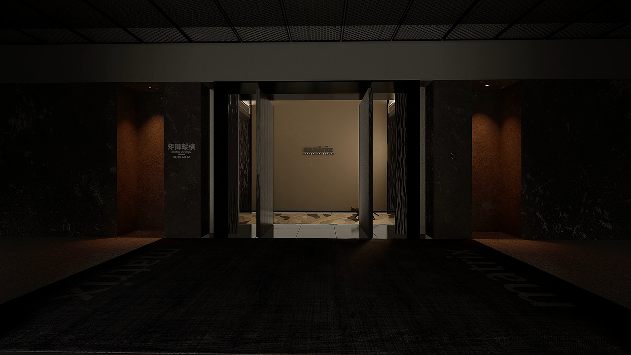 办公空间室内动画表现