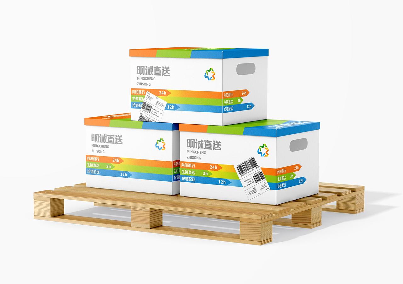 明诚直送生鲜物流派送品牌全案定位策划设计-上海因心（图ZMzcwMjgwNzMy） - 品牌 - 站酷设计师INHEART上海因心原创素材 - 站酷ZCOOL