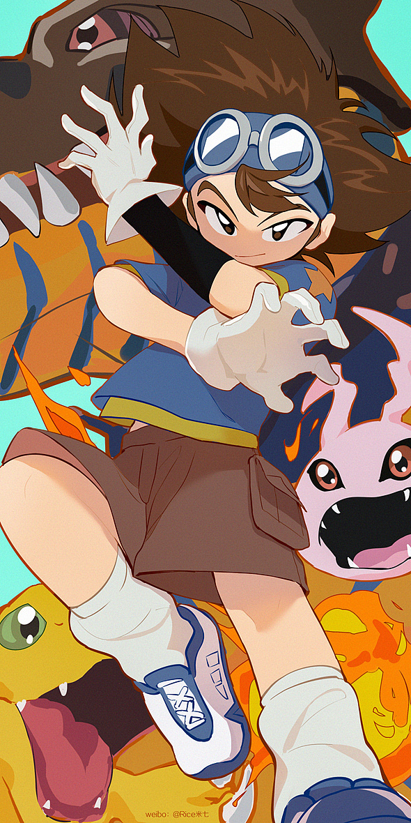 原创-数码宝贝全员同人图