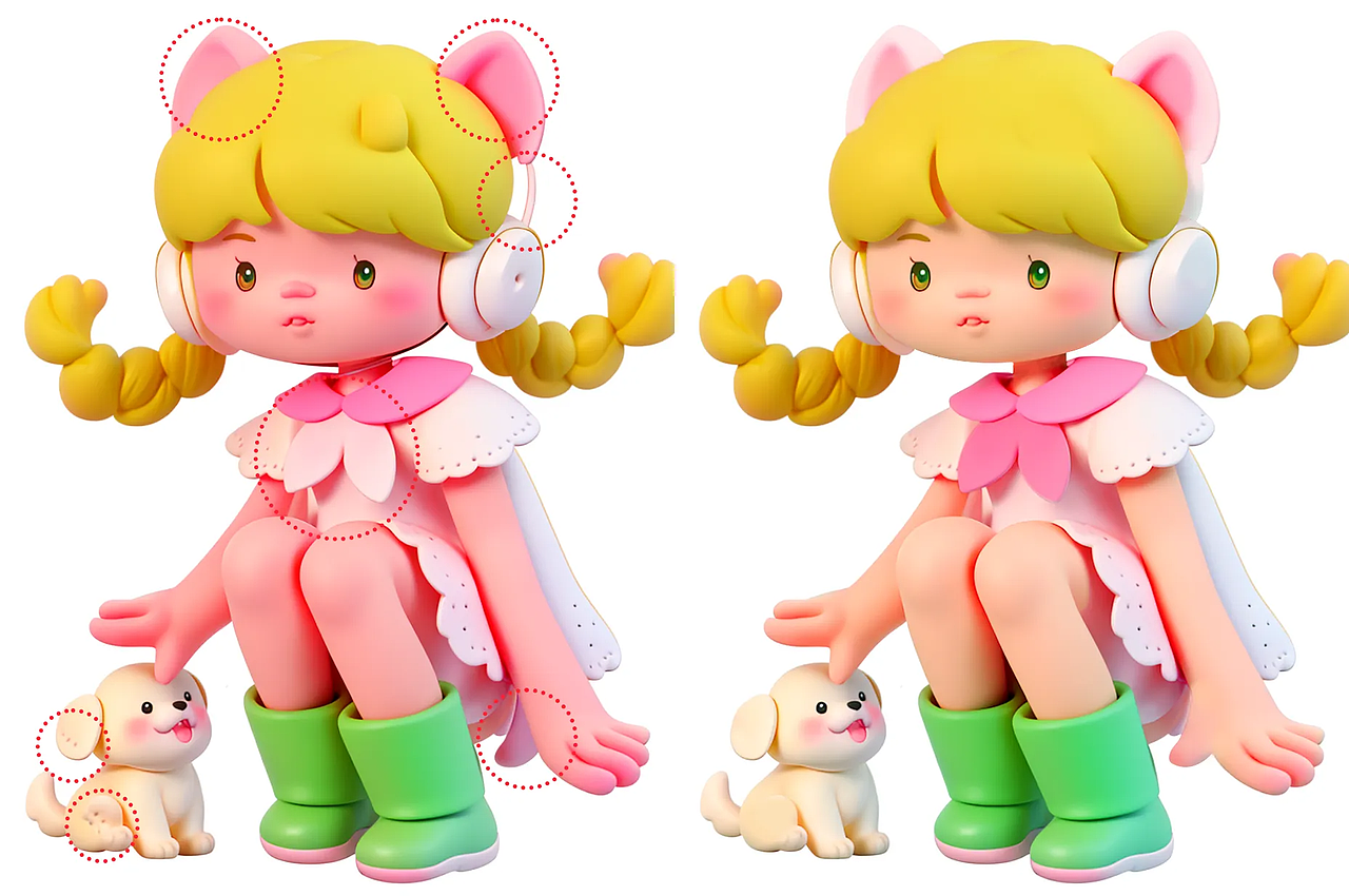 一次说清 Stable Diffusion 2D线稿转3D教程（图ZMzY1NzI4Njg0） - AI作品 - 站酷设计师YaraAI原创素材 - 站酷ZCOOL
