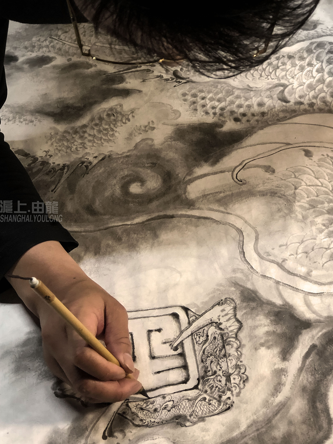 由龙2023佛山藏家的《正龙图》