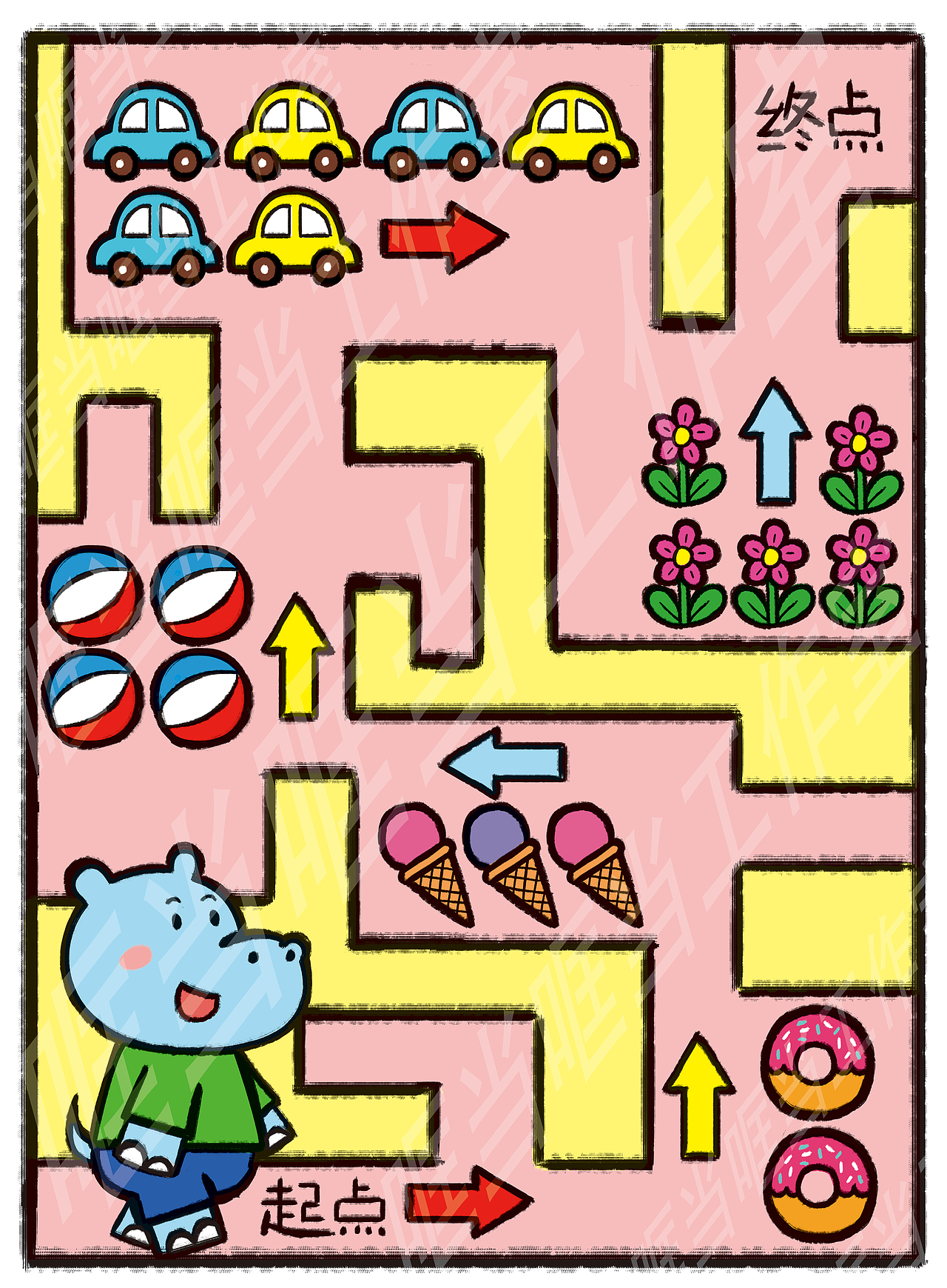 趣味儿童贴纸书（图ZMzU2MTg5OTAw） - 儿童插画 - 站酷设计师哐当哐当工作室原创素材 - 站酷ZCOOL