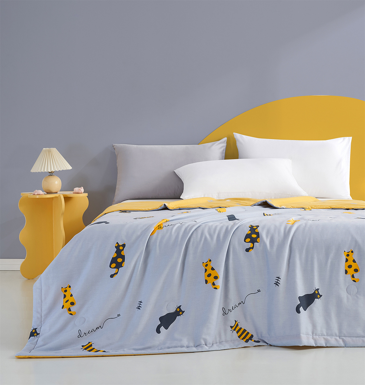 夏被拍摄-家纺摄影