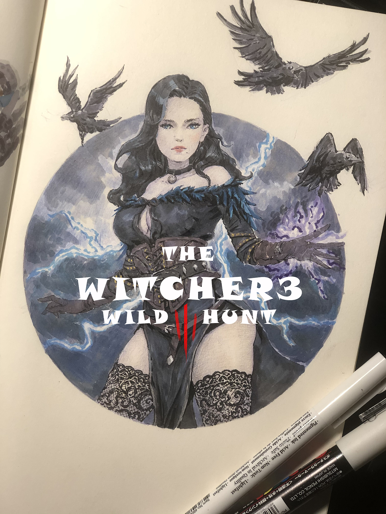 巫师3-叶奈法（图ZMzQyOTAwMTk2） - 创作习作 - 站酷设计师lylylyang原创素材 - 站酷ZCOOL