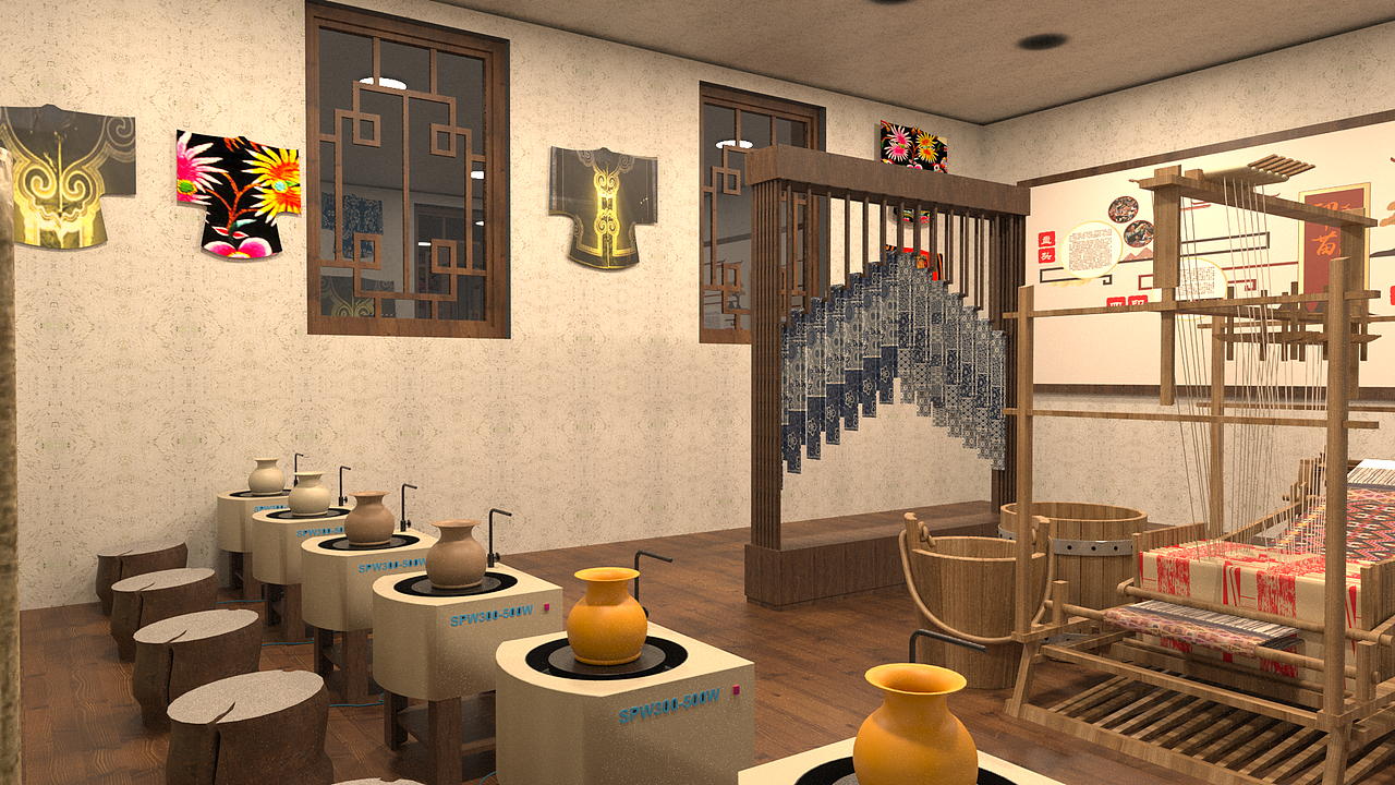 谷冰村文化礼堂（图ZMzI1MDYxMTk2） - 建筑/空间 - 站酷设计师小小老树原创素材 - 站酷ZCOOL