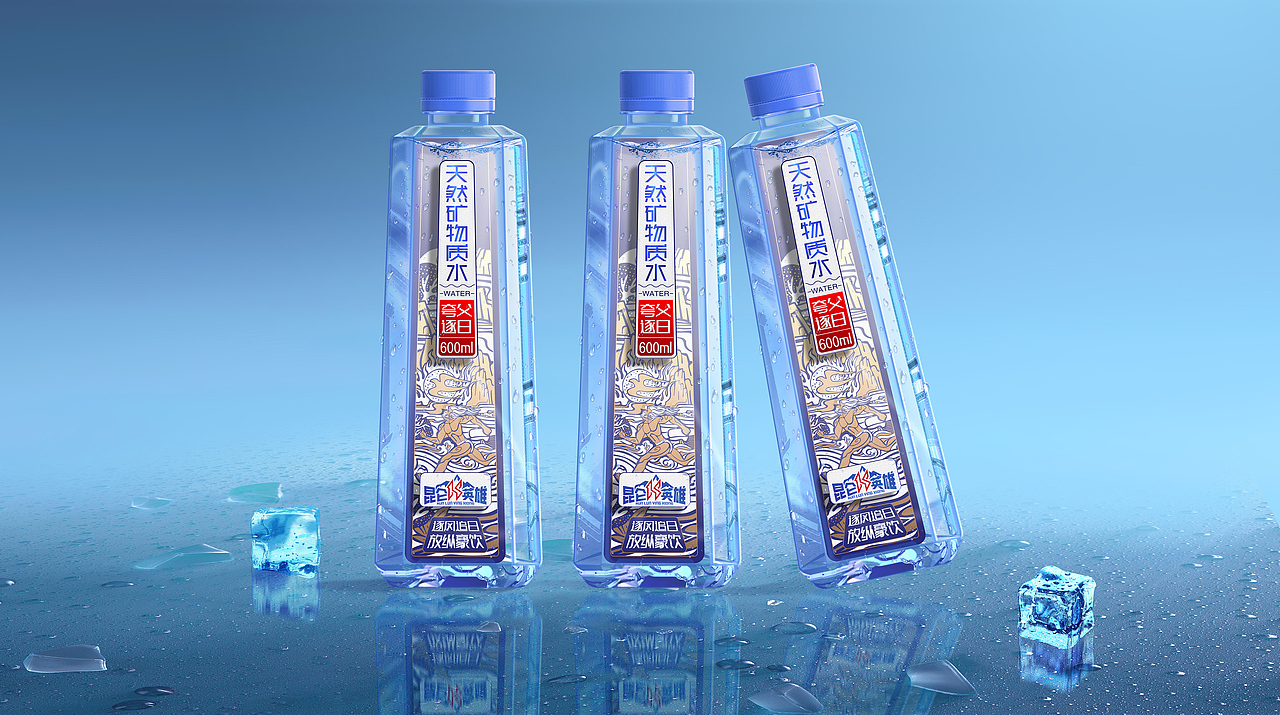 昆仑英雄水品牌包装设计