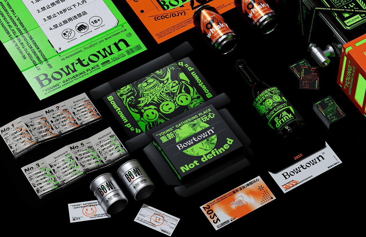 BOWTOWN PUB3.0-[玩酷旗舰店Play Cool CLUB] 品牌设计（图ZMzMyODc1MTQ4） - 品牌 - 站酷设计师一个善良的乙方原创素材 - 站酷ZCOOL
