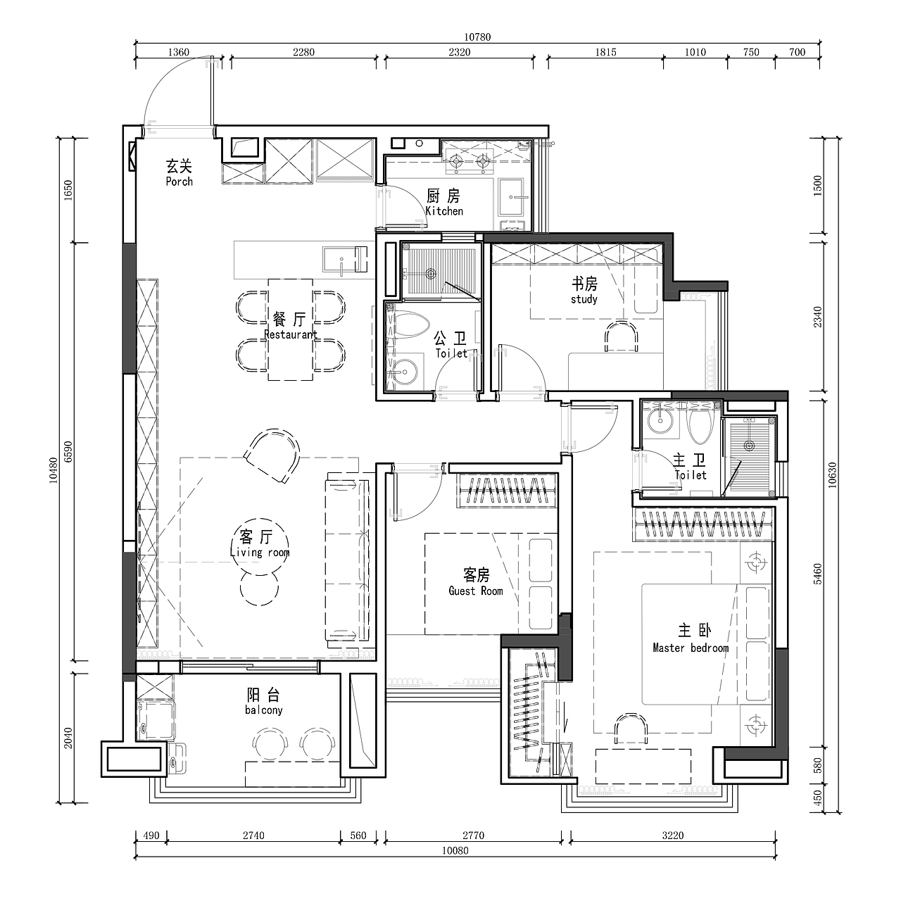 浅灰与原木设计，营造103m²三室一厅静谧感十足居所（图ZMzM0MTIzMjIw） - 家装设计 - 站酷设计师六品设计原创素材 - 站酷ZCOOL