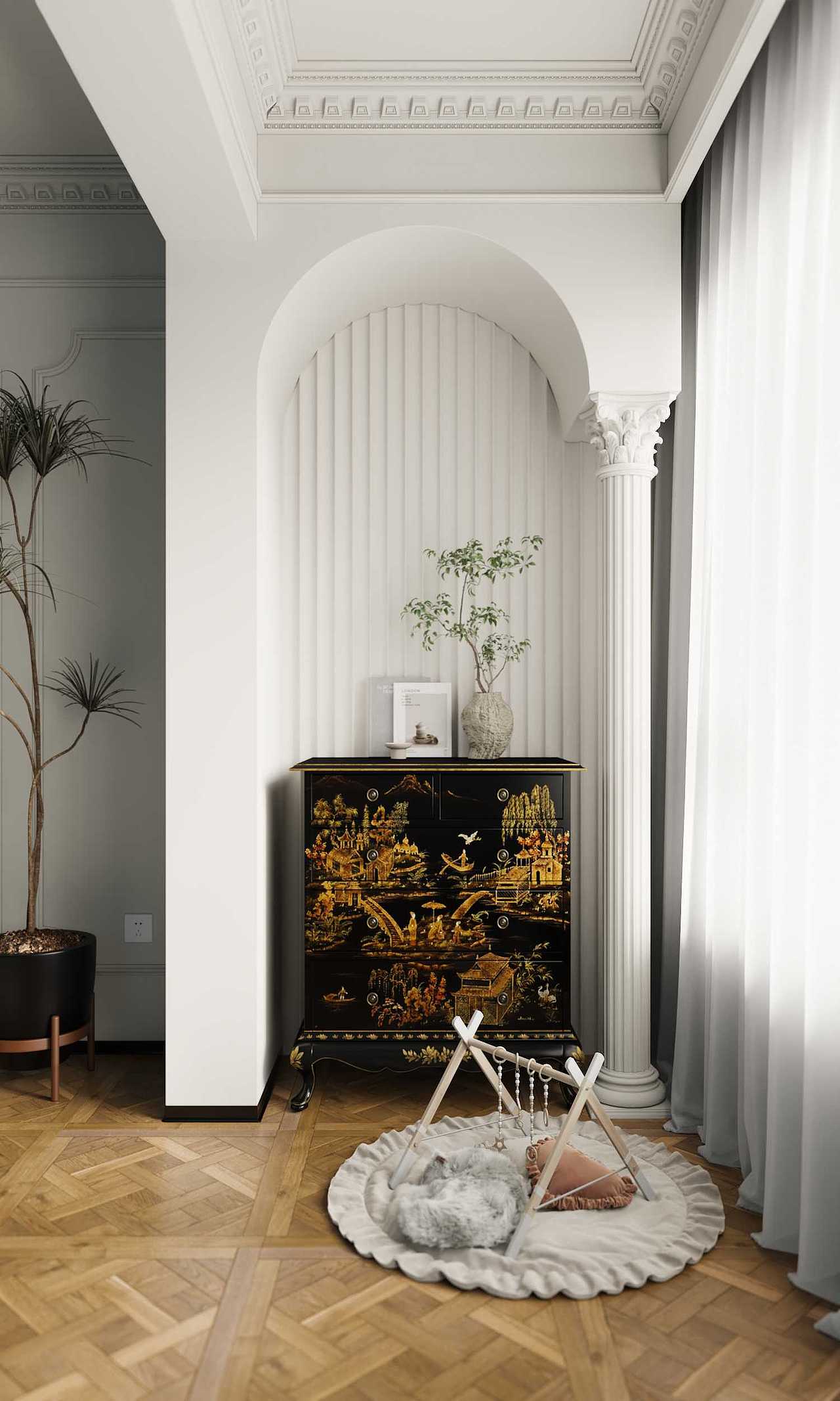 法式中古风格（图ZMzY3OTU3MzE2） - 家装设计 - 站酷设计师锅净饱原创素材 - 站酷ZCOOL