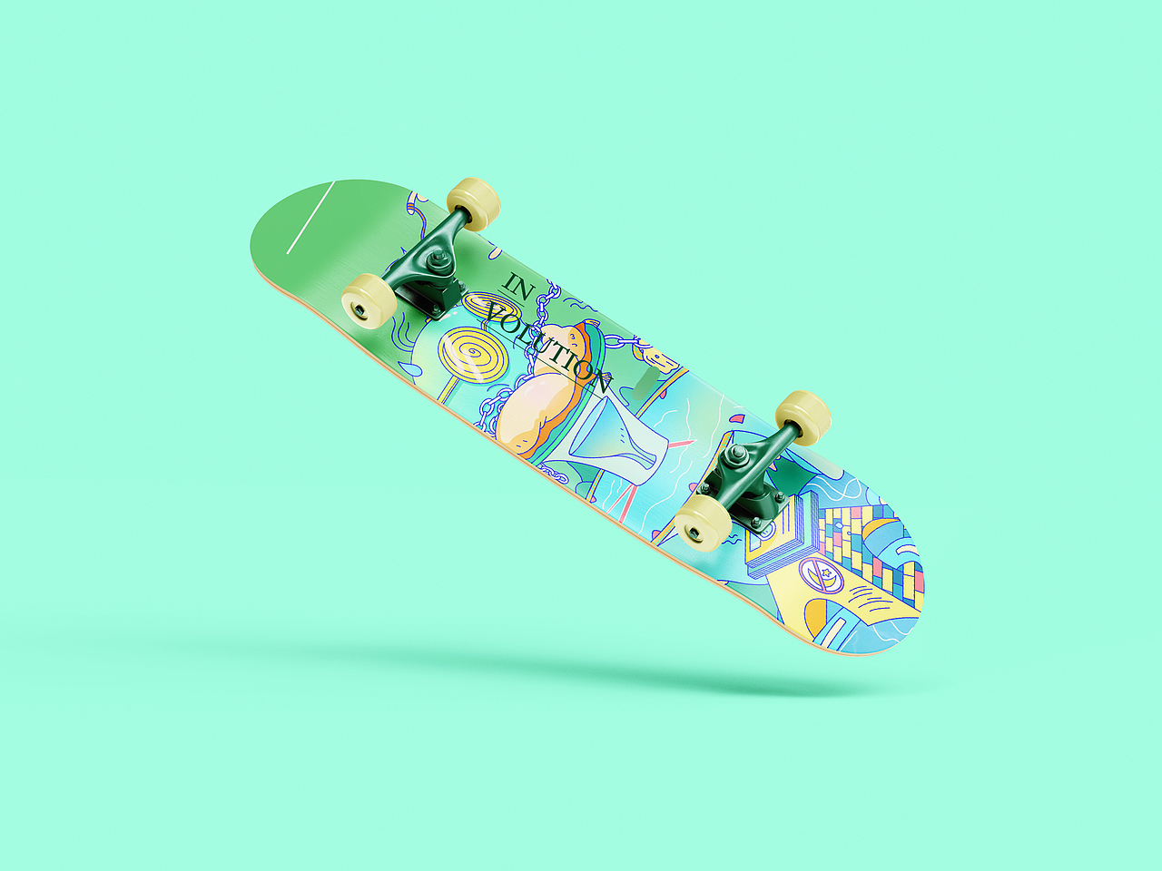 插画设计 | 当代社会热词系列海报及文创