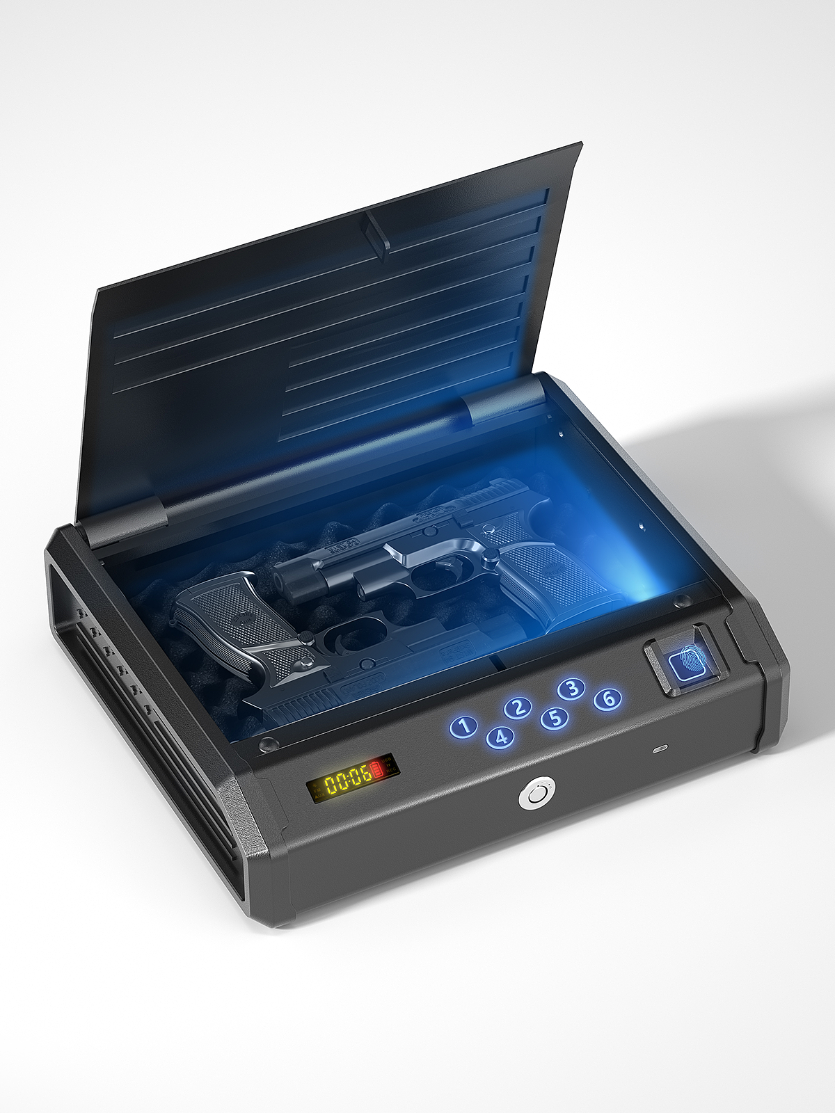 枪盒产品精修后期修图电器修图电商修图亚马逊修图