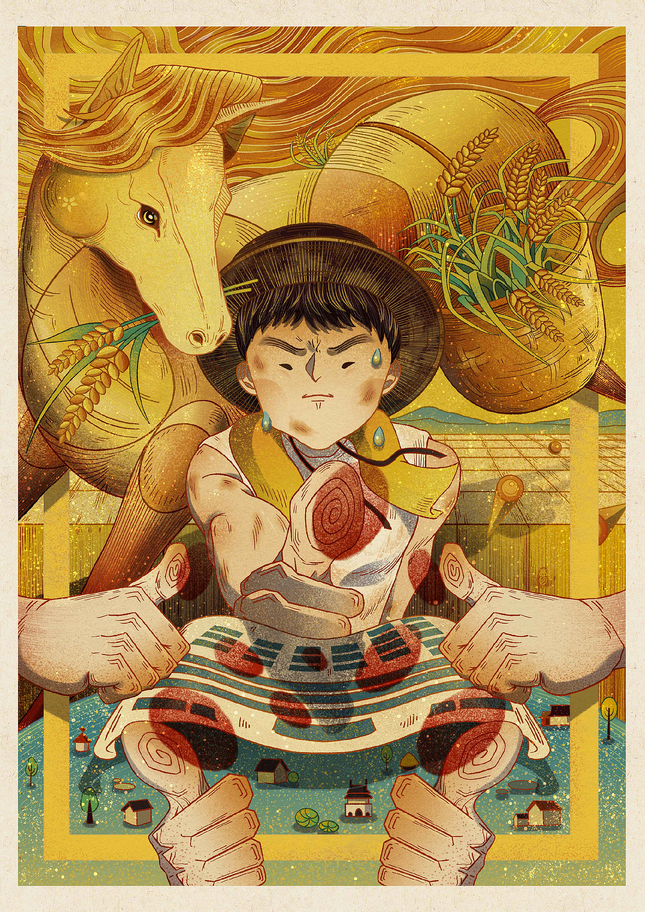 《十二生肖·十年》系列插画