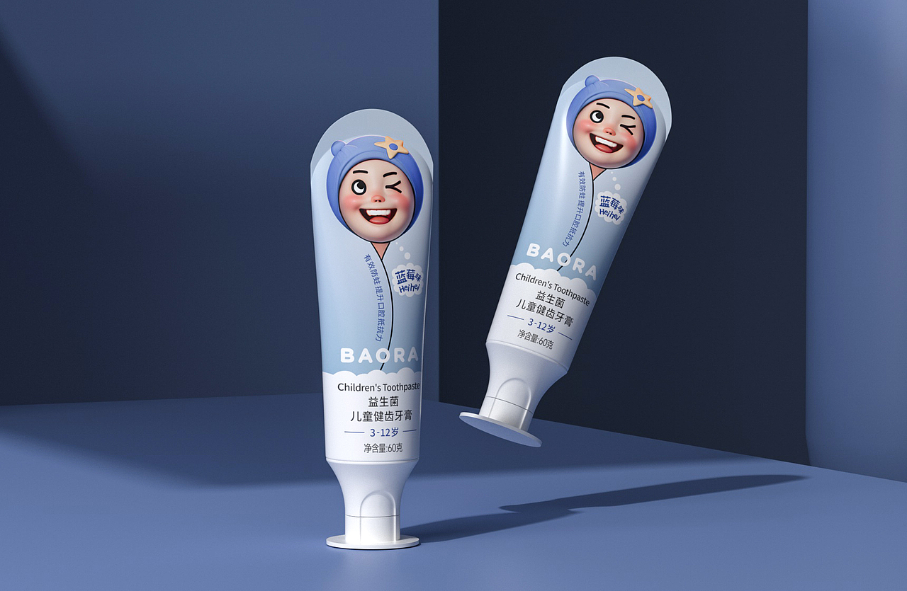 BAORA儿童牙膏--守护孩子的甜美笑容