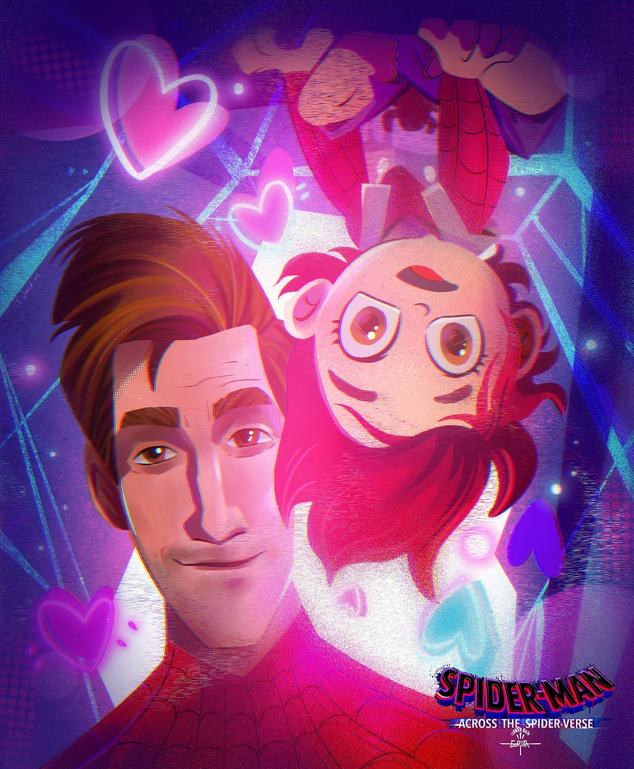 SpiderMan *9 :) 纵横宇宙🕷️（图ZMzQzODAwNDQw） - 新锐潮流插画 - 站酷设计师ILaker24原创素材 - 站酷ZCOOL