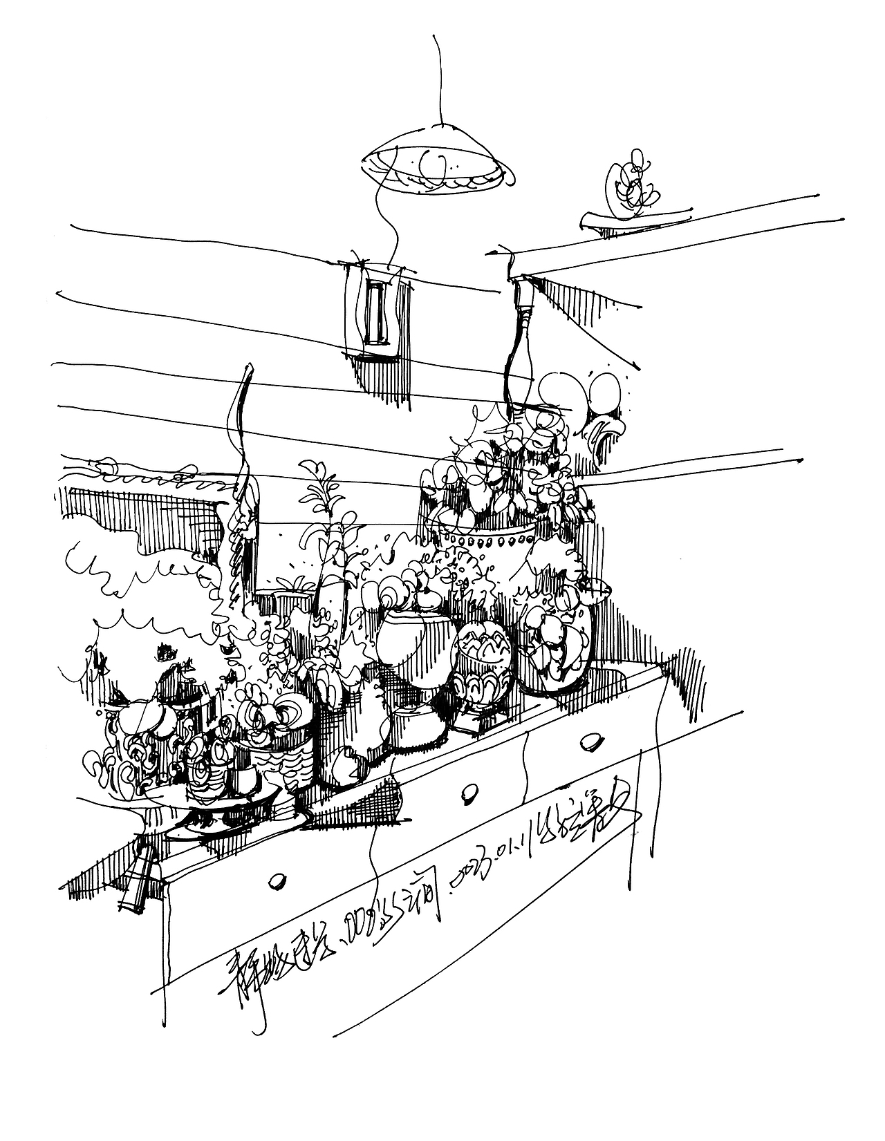 静物速写,关于花卉。