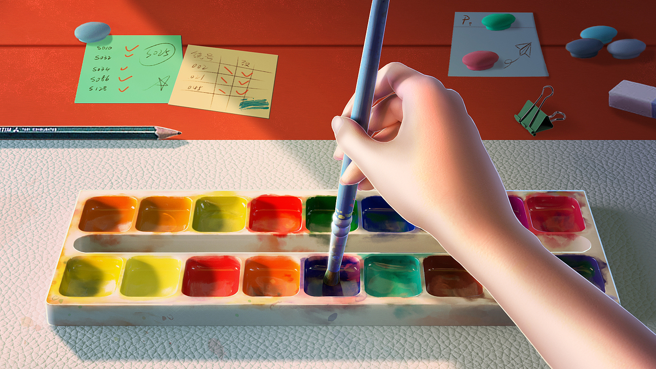 五年,制作一部动画短片《礼物》